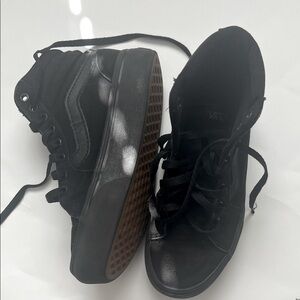 Vans Black High-Top Skate Shoes